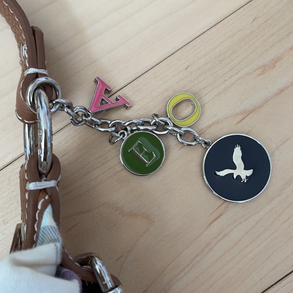 American Eagle Purse Plaid w/ Pink Lining - Picture 2 of 5